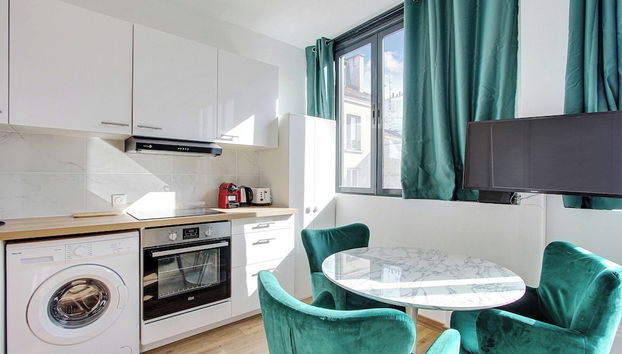 Cosy Studio - 2P - Parc de Belleville - Foto 4, Cocina privada