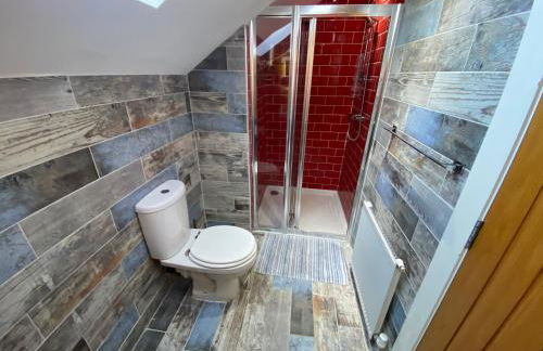 Sleeps 18 Double Decker Bus Hot Tub Sauna Cinema Pets - Foto 23