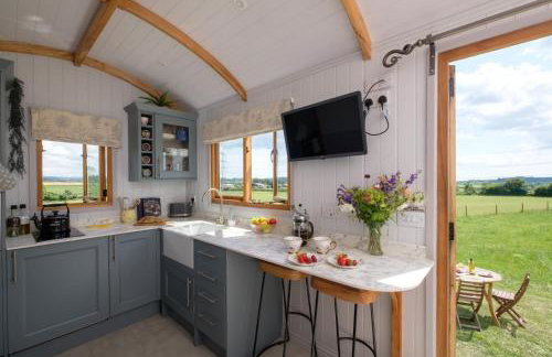 Honey Bee - Comfortable luxury shepherds hut with hot tub - Foto 28