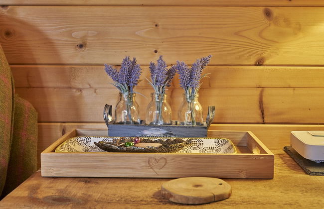 1-bed Cabin, 2 Adults, Wood Burning Hot Tub & Fire - Photo 23