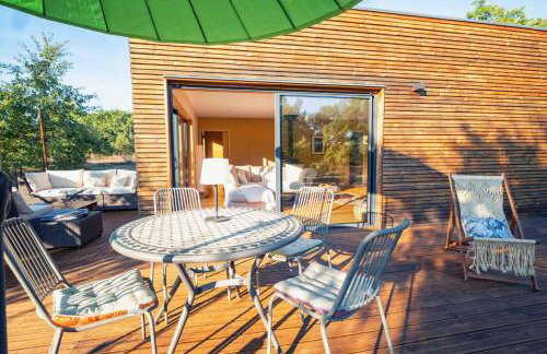 L'Ecrin de Bois - Maison d'architecte avec Spa sur un grand terrain arboré - Foto 20