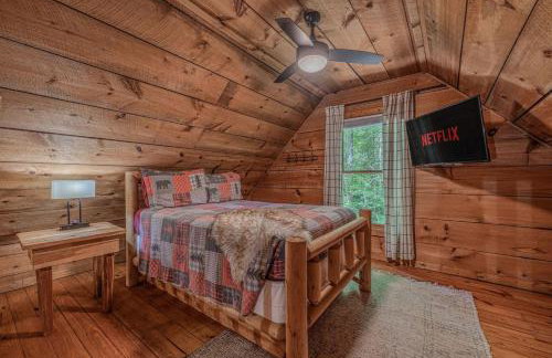 Smokies Cabin with Hot Tub and Arcade Games - Photo 13