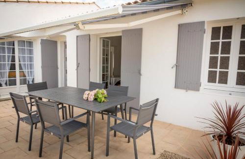 Villa Ernest, 100 m plage Saint Martin de Ré, quartier recherché de la Cible, calme absolu, piscine chauffée - Foto 24