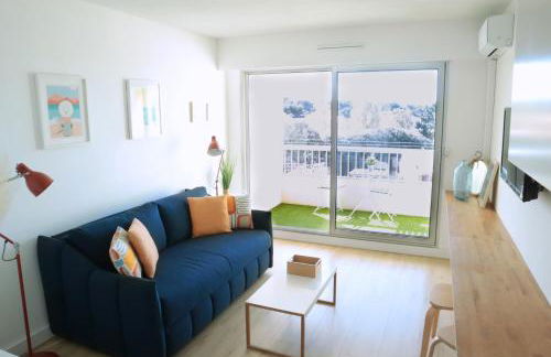 Studio dernier étage vue mer Clim et Wifi - Foto 1