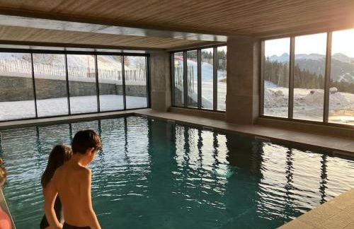 Luxurious duplex for 4-7p with large terrace and pool in ski-in ski-out 5 star residence at Les Arcs - Foto 15