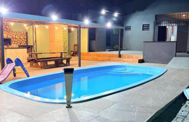 Casa de Veraneio 3 quartos com Ar e mais de 20 camas para grupos e Próximo ao Paraguai - Foto 17