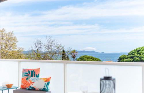 Appartement Vue Mer 50m plage des Salins Piscine 2 parkings Terrasse - Foto 4