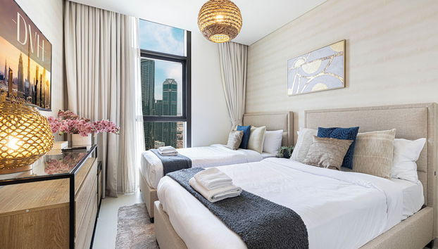 Sky High Ocean View Opposite Dubai Mall - Foto 4, Habitación