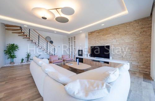 Villa Gaïa, piscine, vue mer, salle de sport - Foto 21