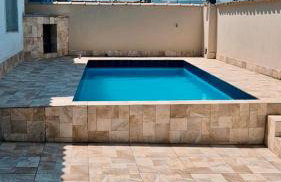 Casa temporada com piscina 600 metros da praia - Foto 4