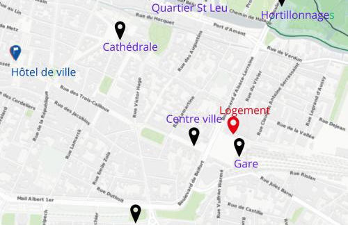 Au Pied de la gare et centre ville - 2 chambres - spacieux - Foto 15