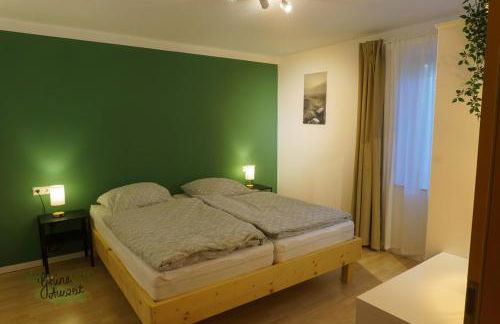 Ferienwohnung Grüne Auszeit mit Kaminofen und Terrasse - Foto 9