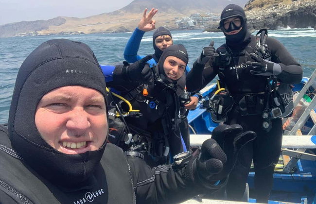 Batismo de mergulho em San Bartolo - Foto 6