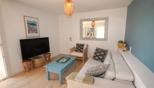 FACE à la Mer, Superbe appartement climatisé au RDC d'une maison, classé 4 étoiles, 5 couchages -WIFI-PORTIRAGNES PLAGE LXBFM32 - Foto 4
