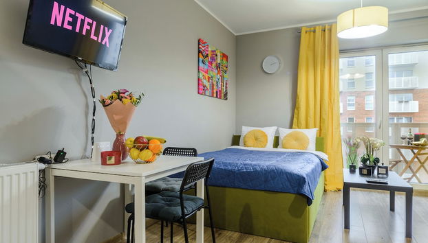 Lumina modern studio with balcony - Foto 2, Habitación