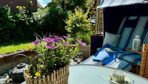 SEGELund - Zeit für uns- ruhige und sonnige Ferienwohnung mit Terrasse und Garten nahe Strand und Ostsee - Foto 2, Garden