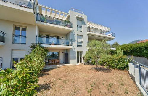 Lovely 1BR with garden, private parking & Sea View - Foto 12