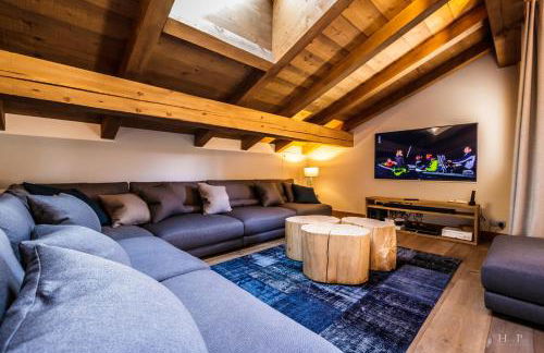 Ski in ski out Le Moulin charming duplex just 50 m from Princesse gondola Megève - Foto 9