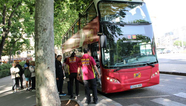 Subiendo al autobús de Big Bus