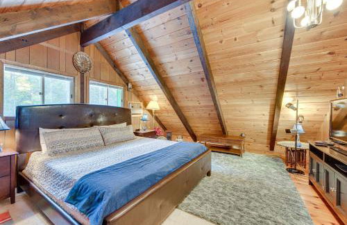 Waterfront Lake Arrowhead Cabin with Dock and Fire Pit - Foto 14