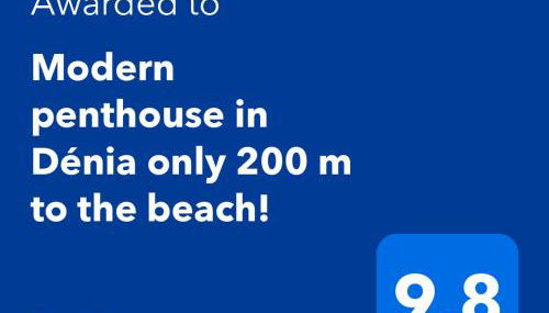 Perfect family holiday! Modern penthouse in Dénia only 200 m to the beach! - Foto 2