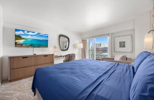 Luxury Ala Moana Resort 25th floor with balcony - Foto 8