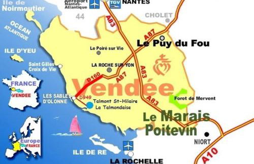 "MOULIN VERT RIVAGE" Maison, 6 personnes, au coeur du golf, village vacances, accès piscines gratuit - Foto 21