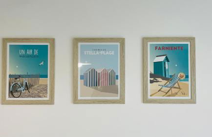 Appartement centre ville Stella-Plage terrasse sud-ouest - Foto 10