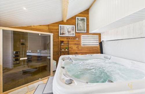 Le Chalet du Père Michel, Jacuzzi, Sauna, Jardin - Foto 5
