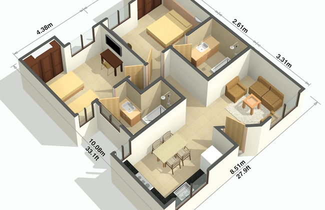 Hotel Residence Inn Suites Cristina - Photo 44