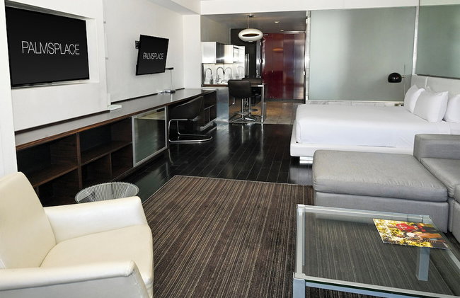 Strip View Luxury Studio No Resort Fee Palms Place - Foto 11
