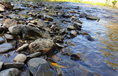 Riverside Cabin - Sleeps 2 - Hottub - Parking - Foto 21