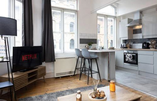 2 Bed City Centre Flat Sleeps 6 - Foto 7