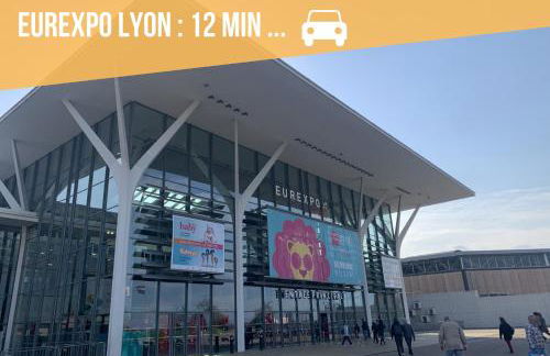 Studio évasion campagnarde avec jardin et parking, proche de Eurexpo et GroupamaStadium - Foto 32