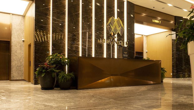 Zona de estar del vestíbulo