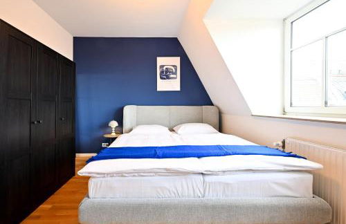 Rosengarten Apartments Fürth, Moderne Serviced Apartments in Citylage, ganze Ferienwohnung 50 m2, nahe Nürnberg, Metro, Sauna, Frühstück & Parkplatz - Foto 20