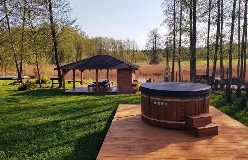 Domek Wypoczynkowy Zacisze w Makosiejach z dostępem do rzeki, z balią i jacuzzi - Foto 32