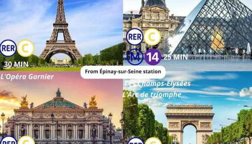 Studio Indépendant avec terrasse proche Paris - Foto 5