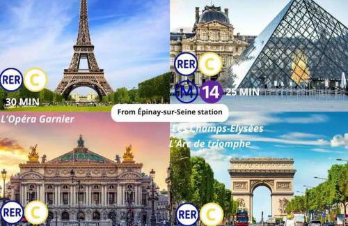 Studio Indépendant avec terrasse proche Paris - Foto 5