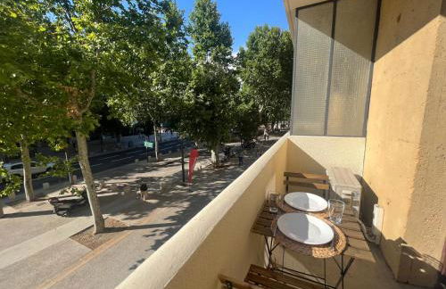 L'étape Aixoise - appartement climatisé terrasse centre ville Rotonde cours Mirabeau allées provençales - Foto 5