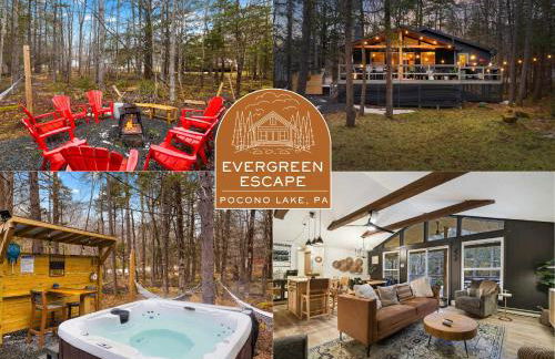 Evergreen Escape Hot Tub Firepit Resort Pool - Foto 1