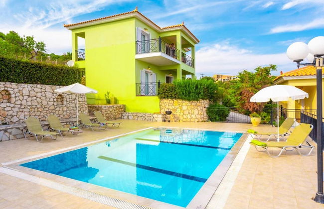 Skala Villa Green Large Private Pool Walk to Beach Sea Views A C Wifi - 2825 - Foto 10