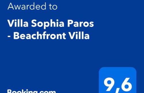 Sophia Villa Paros - Beachfront Villa at Lolantonis - Photo 6