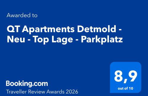 QT Apartments Detmold - Neu - Top Lage - Parkplatz - Foto 3