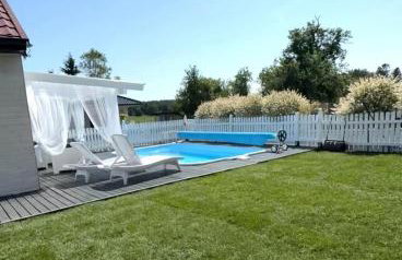 Domek wakacyjny z podgrzewanym basenem i jacuzzi pod gwiazdami, Studnica, Ińsko, "THerapeutica" - Foto 43