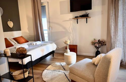 Le BraSeo, nice studio with parking in Rennes - Foto 24