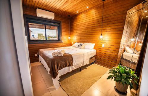 Cabana Aconchegante a 800m da Praia com 4 Quartos, Lareira Externa, Aquecedor em 2 Quartos, Netflix e Pet Friendly - Foto 35