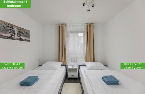 Rob's Flat - Moderne 3-Zimmer-Ferienwohnung mit Terrasse, 6 Schlafplätzen, 2 Min S-Bahn, Weil der Stadt bei Stuttgart - Foto 63