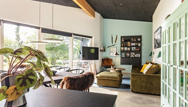 7 Person Holiday Home in Farso - Foto 5, Zona de estar