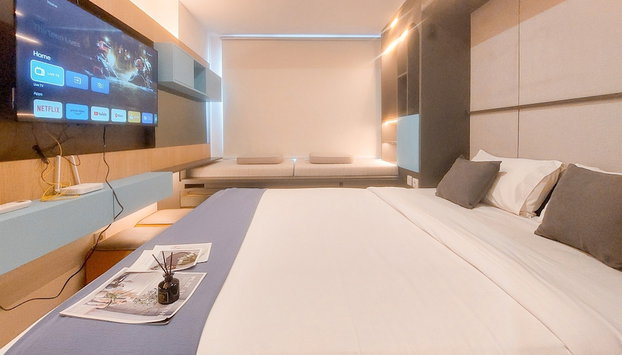 Cozy and New Studio at Collins Boulevard Apartment - Foto 2, Habitación